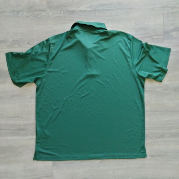 NWT Core 365 Men's 2XL Forest Green Performance Polo Shirt Easy Care - Picture 2 of 12